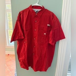 Columbia PFG Red Outdoor Shirt